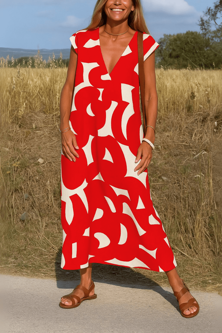 Ivy | Crimson Coast Dress – Printed Dress