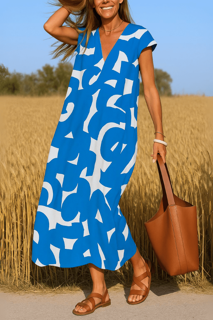 Lumi | Ocean Whirl Dress – Printed Dress
