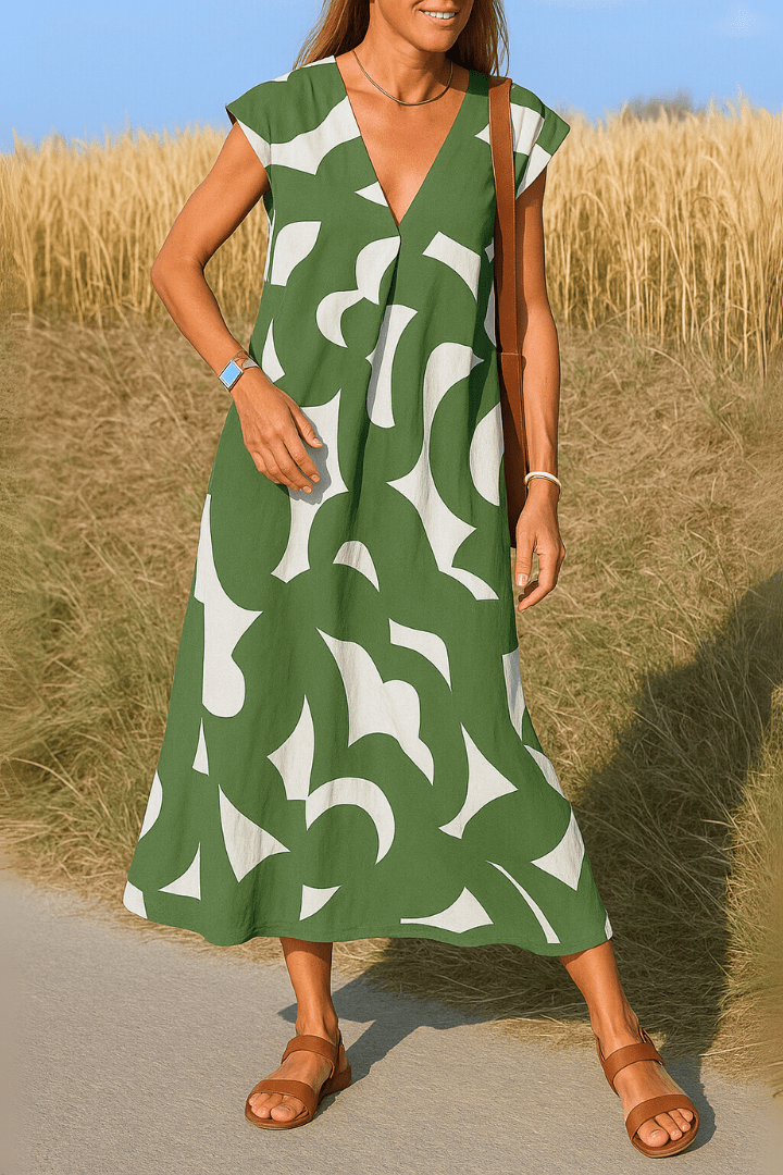 Quinn | Meadow Drift Dress – Printed Dress