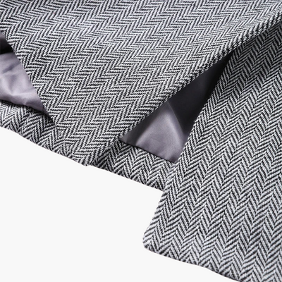 Ivory - Fishbone Crisp 3-Piece Suit