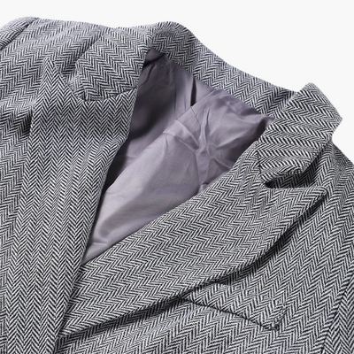 Ivory - Fishbone Crisp 3-Piece Suit