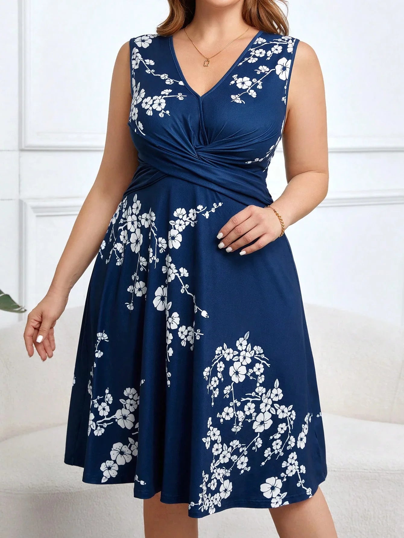 Liandra - Floral Wrap Dress