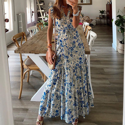 Dahlia - Floral Maxi Dress