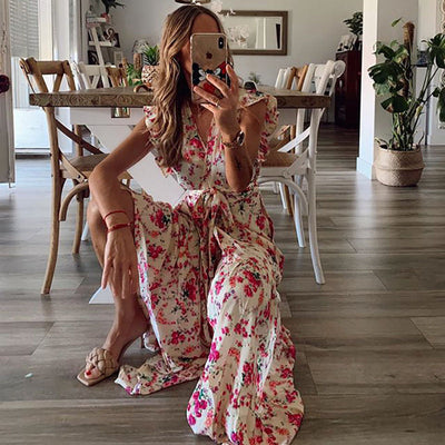 Dahlia - Floral Maxi Dress