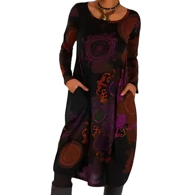 Nerina - Artistic Printed Dress