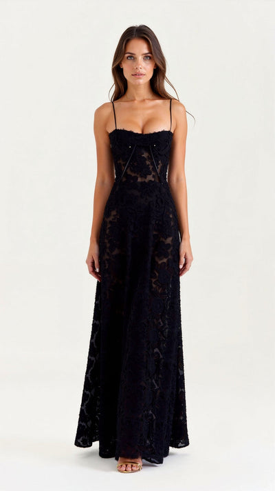 Naya | Long Dress with Thin Straps