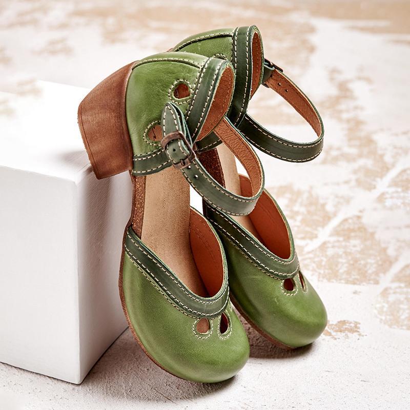 Amalia - Orthopaedic sandals with low heel