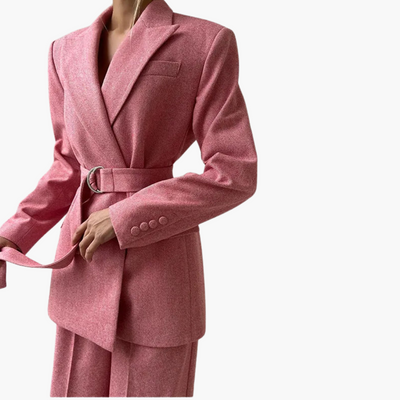 Ivory - Fishbone Crisp 3-Piece Suit