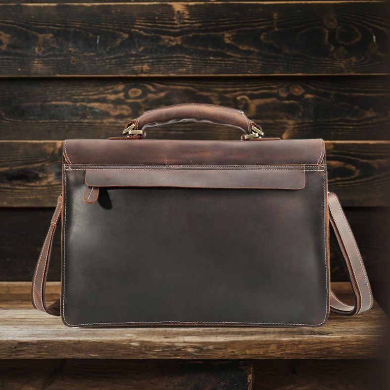Nile - Brown Leather Shoulder Bag