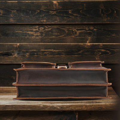 Nile - Brown Leather Shoulder Bag