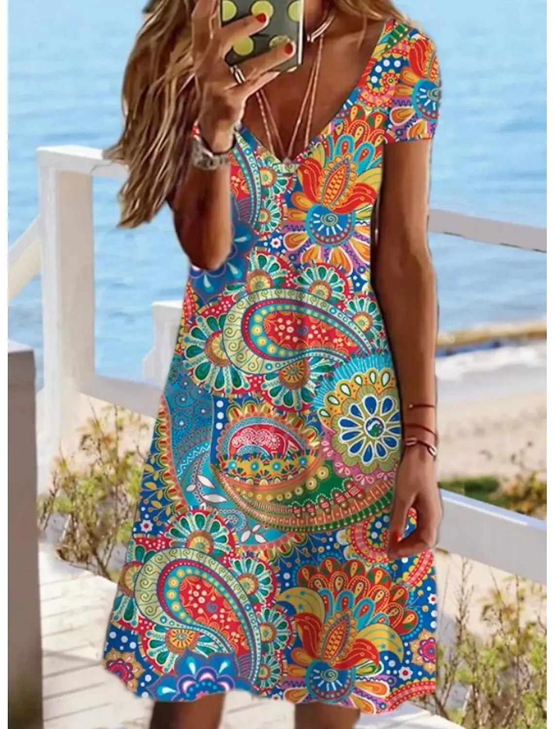 Lavinia - Tropical Printed Dress