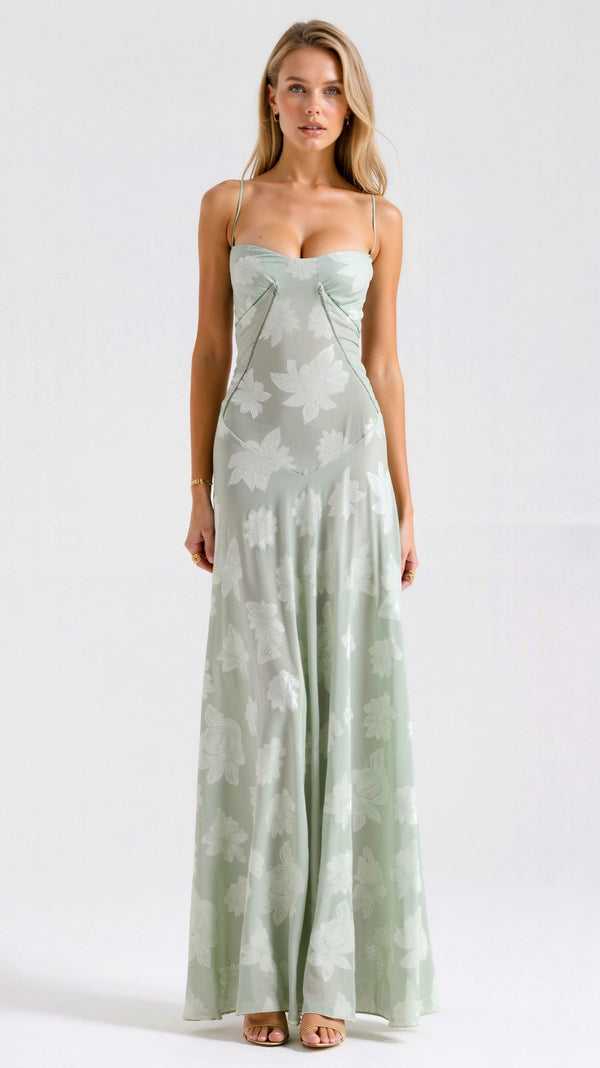 Naya | Long Dress with Thin Straps