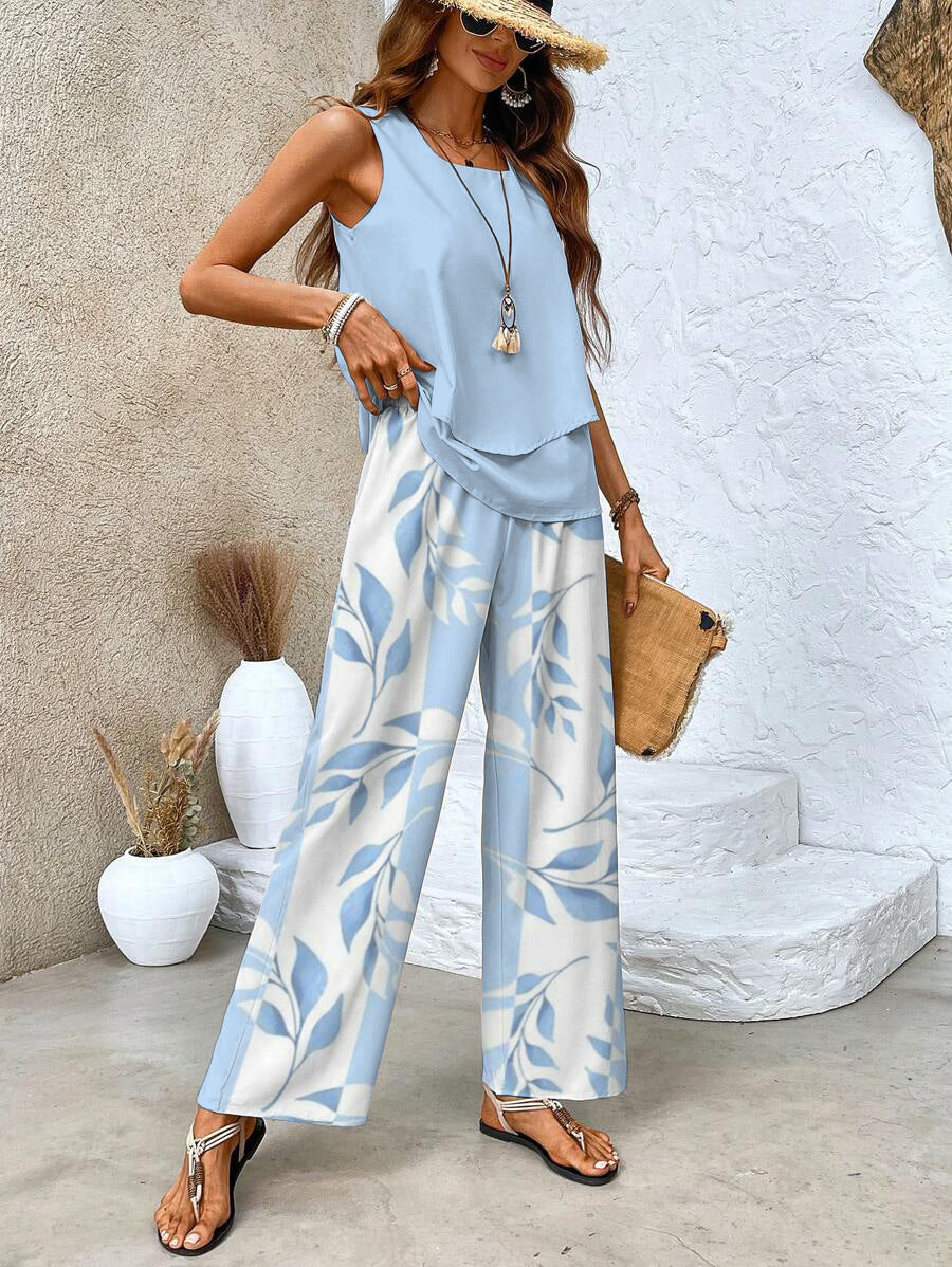 Elara - Sleeveless Summer Set