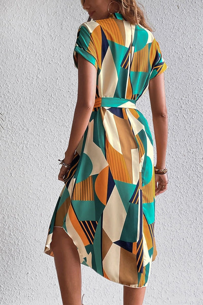 Krisha - Chic Geometric Dress