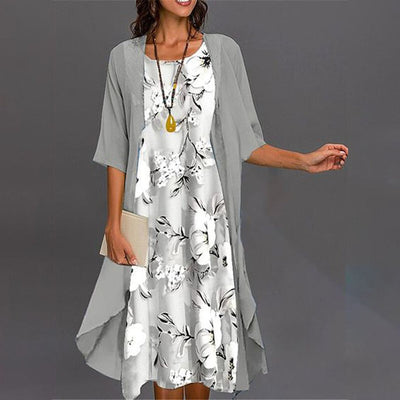 Viane - Elegant Printed Dress
