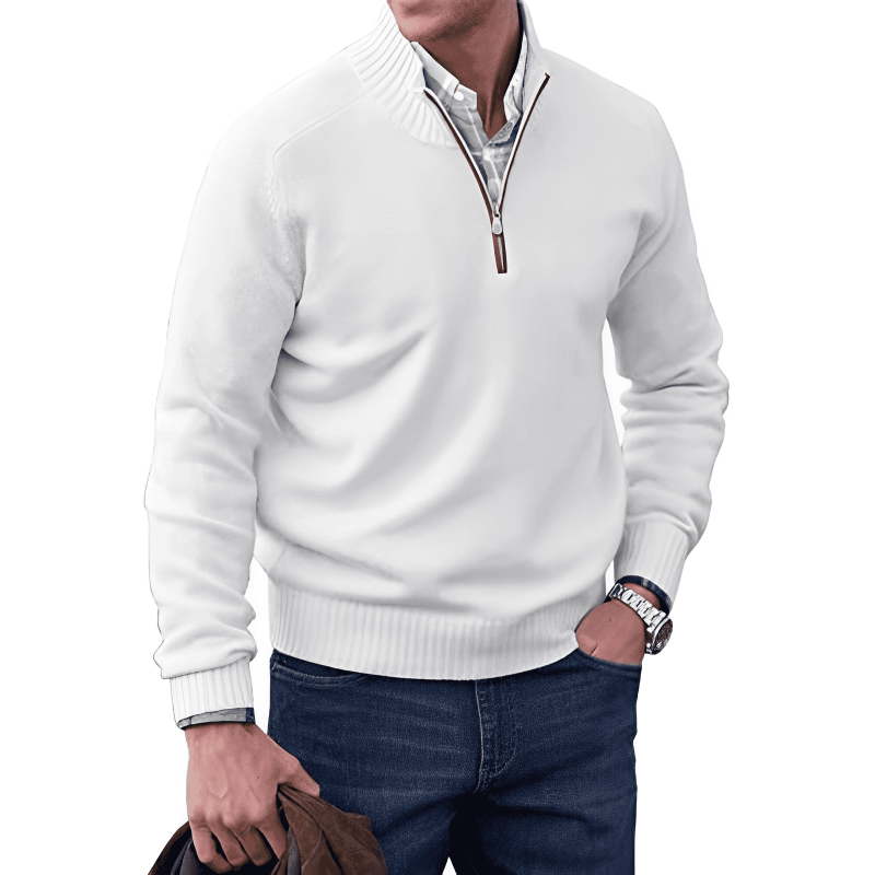 Noah - Cashmere Zip-Up Sweater