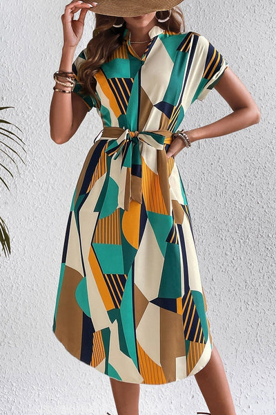 Krisha - Chic Geometric Dress