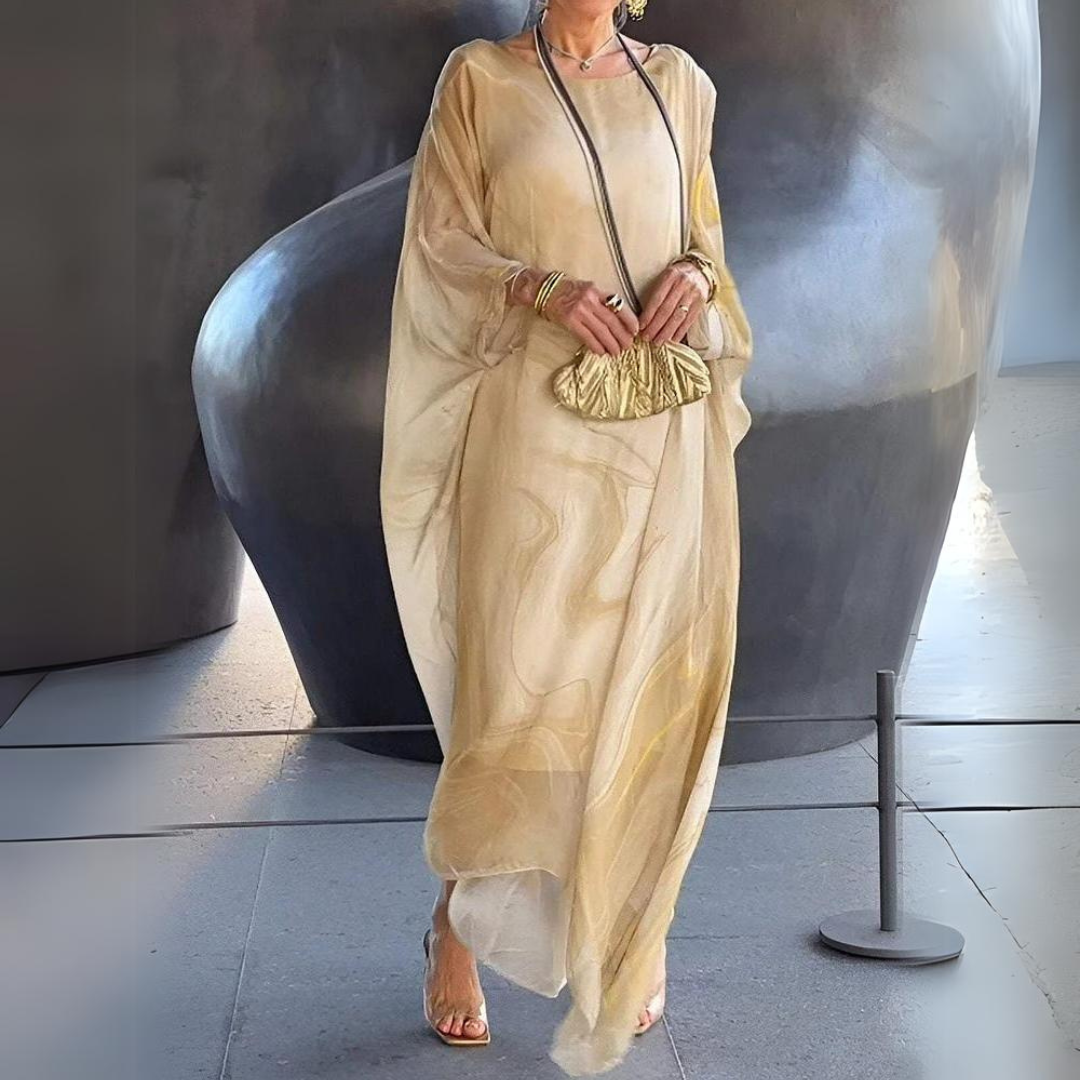 Laura - Charming Silk Chiffon Dress