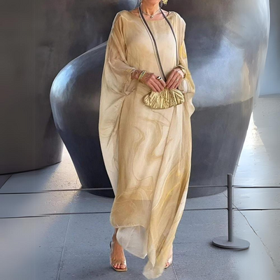 Laura - Charming Silk Chiffon Dress