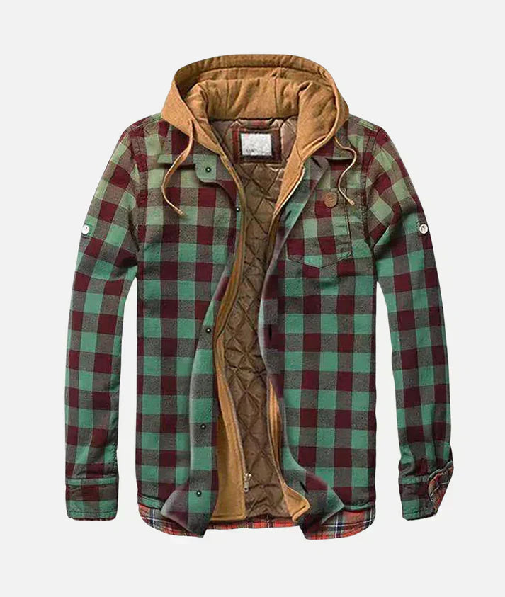 Darwin | Stylish Patchwork Plaid Jacket