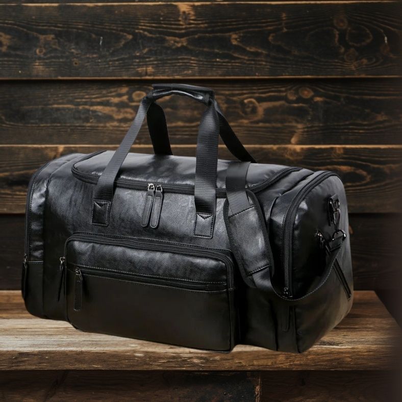 Petr - Pu Leather Travel Bag