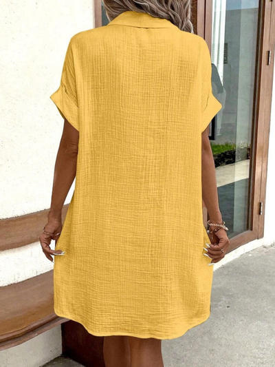 Soft and Chic Casual Style Linen Dress
