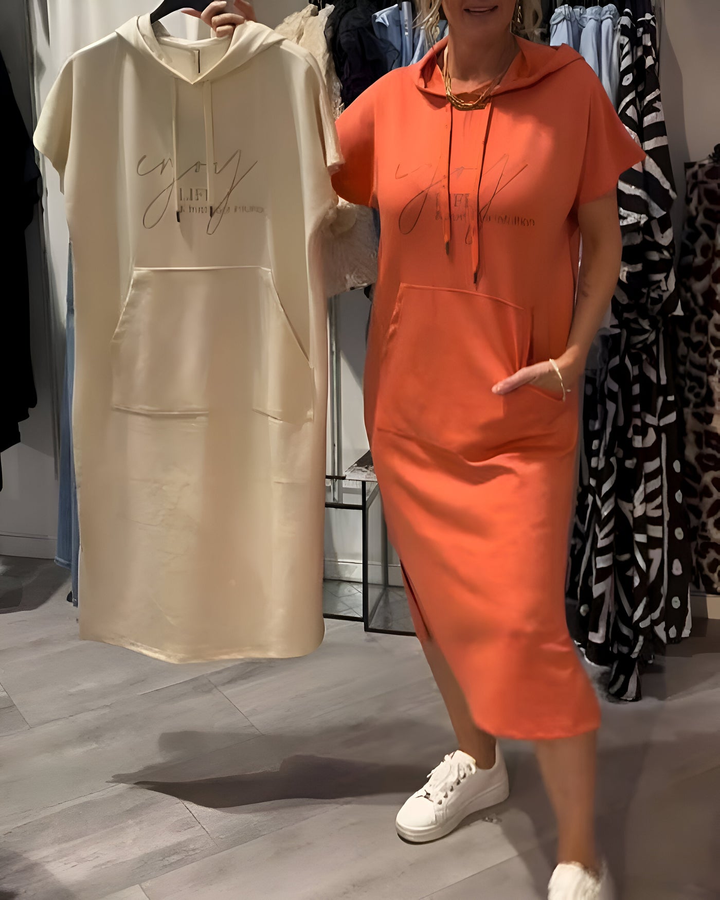 Liara - Casual Hoodie Dress