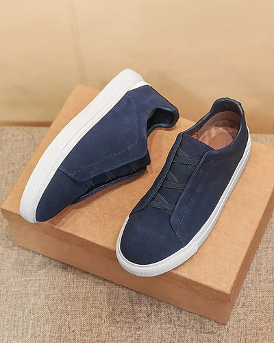 Larkin - Suede Lace-Up Sneakers