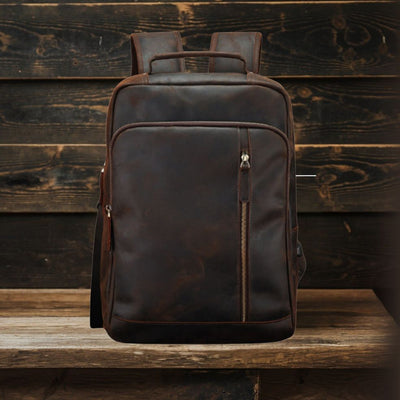 Harold - Spacious Leather Backpack