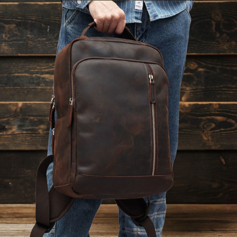 Harold - Spacious Leather Backpack