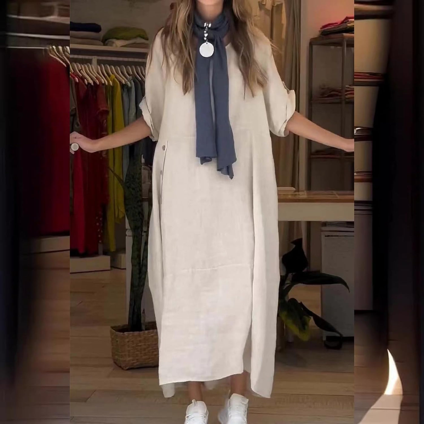 Jezza - Buttoned Detail Dress