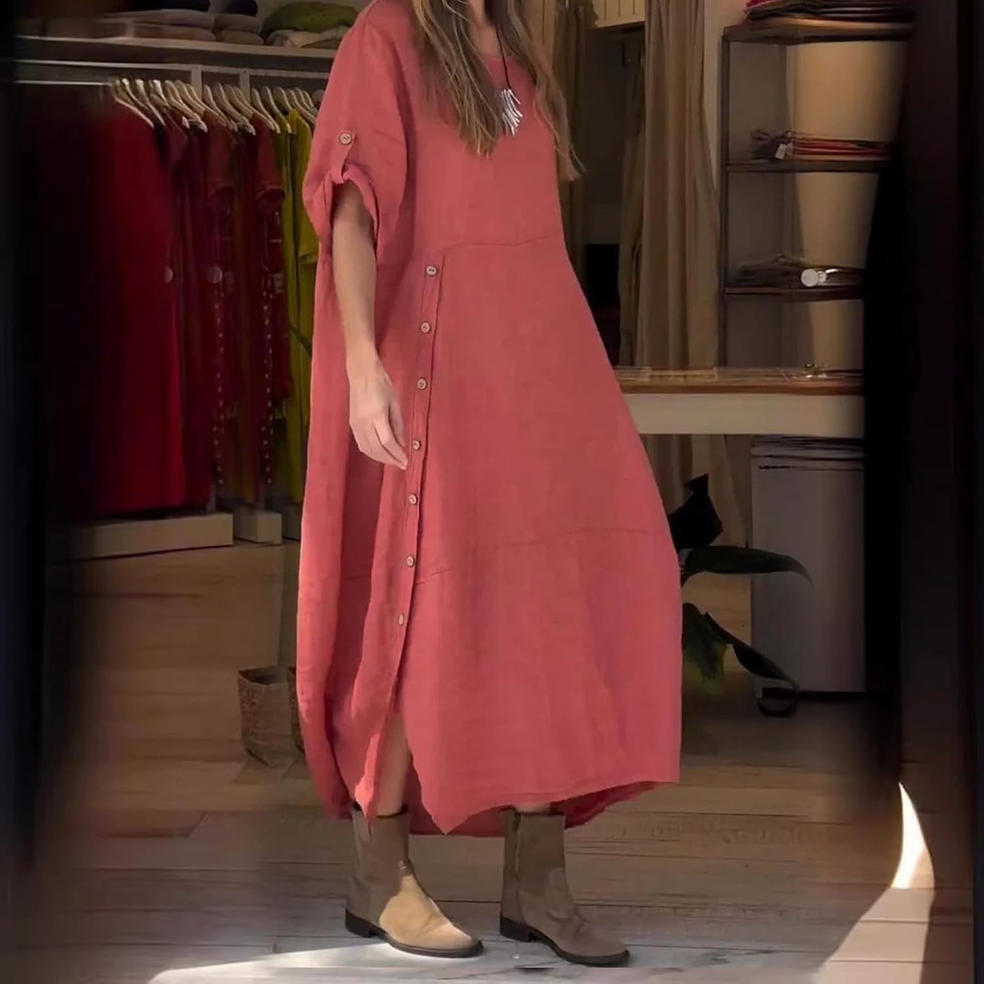 Jezza - Buttoned Detail Dress