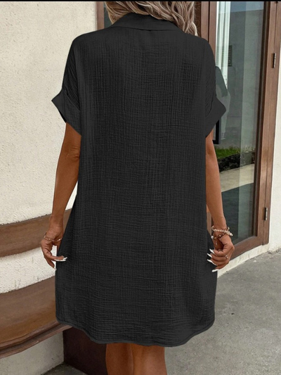 Soft and Chic Casual Style Linen Dress