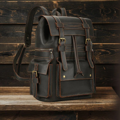 Leandro - Genuine Leather Backpack