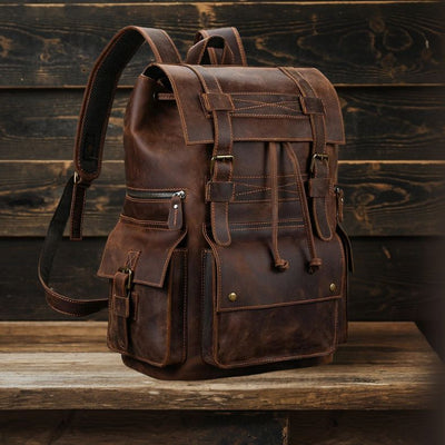 Leandro - Genuine Leather Backpack