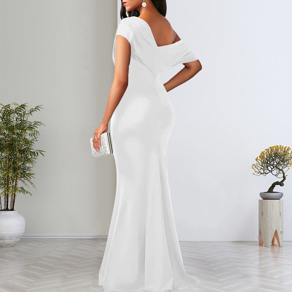MV Bella Vita Draped Halter Dress