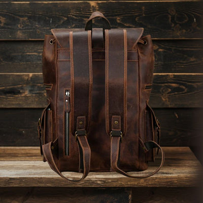 Leandro - Genuine Leather Backpack