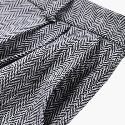 Ivory - Fishbone Crisp 3-Piece Suit