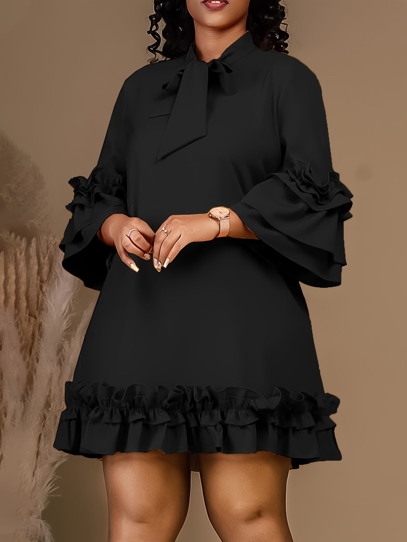 Valeria - Bold Ruffled Dress