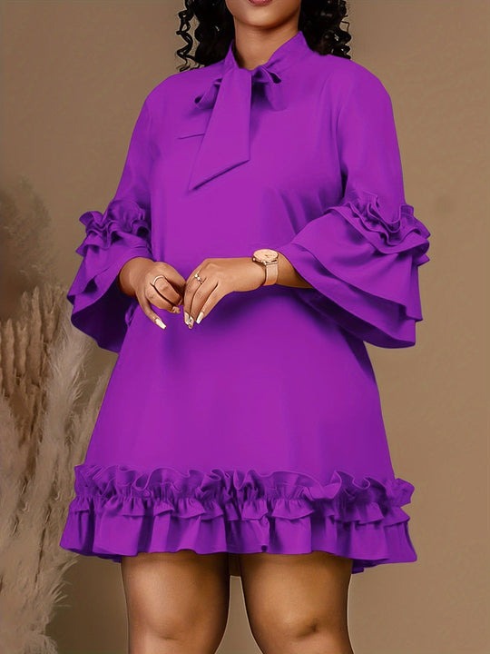 Valeria - Bold Ruffled Dress