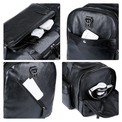 Petr - Pu Leather Travel Bag