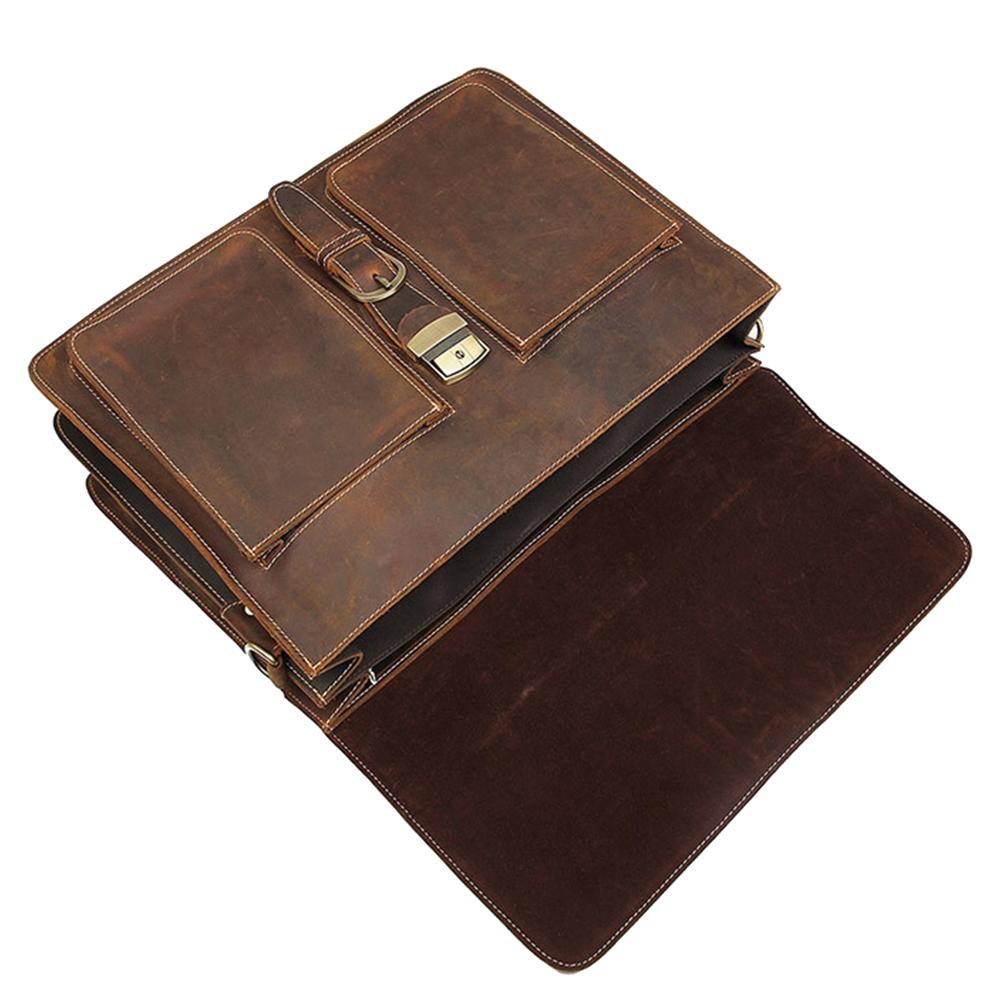 Nile - Brown Leather Shoulder Bag