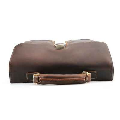 Nile - Brown Leather Shoulder Bag