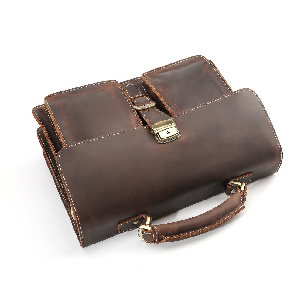 Nile - Brown Leather Shoulder Bag