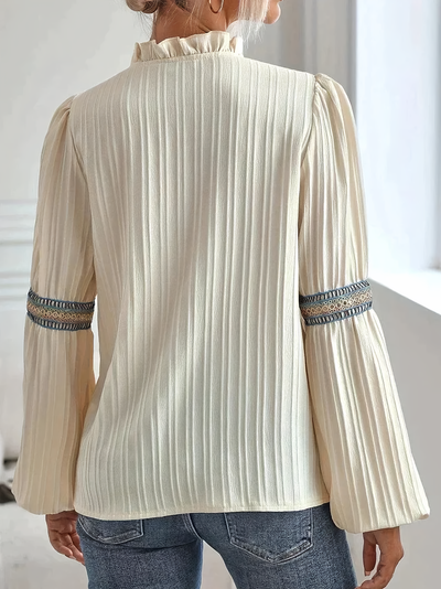 Valerie | Stunning V-Neck Blouse