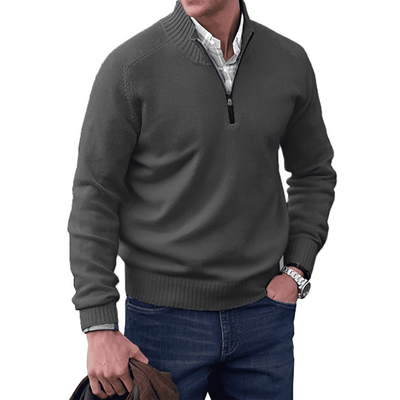 Noah - Cashmere Zip-Up Sweater