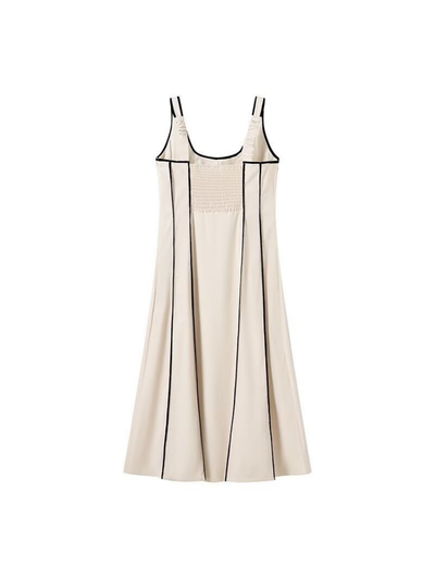 Fitted Silhouette Striped Tank Dress