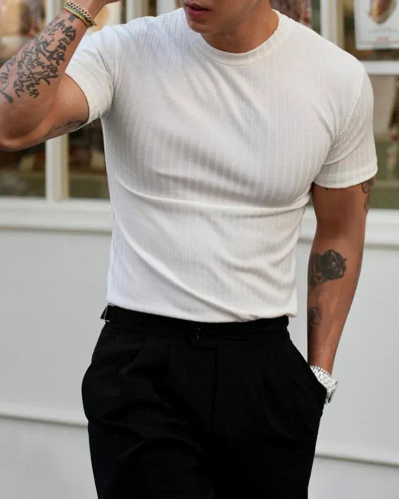 Jack - Round Neck Stretch T-Shirt