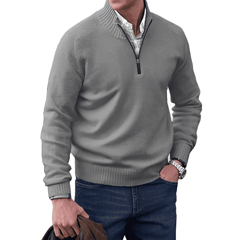 Noah - Cashmere Zip-Up Sweater