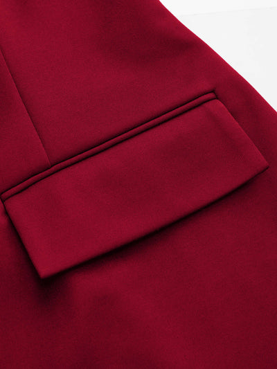 High Neck Solid Long Sleeve Mini Dress